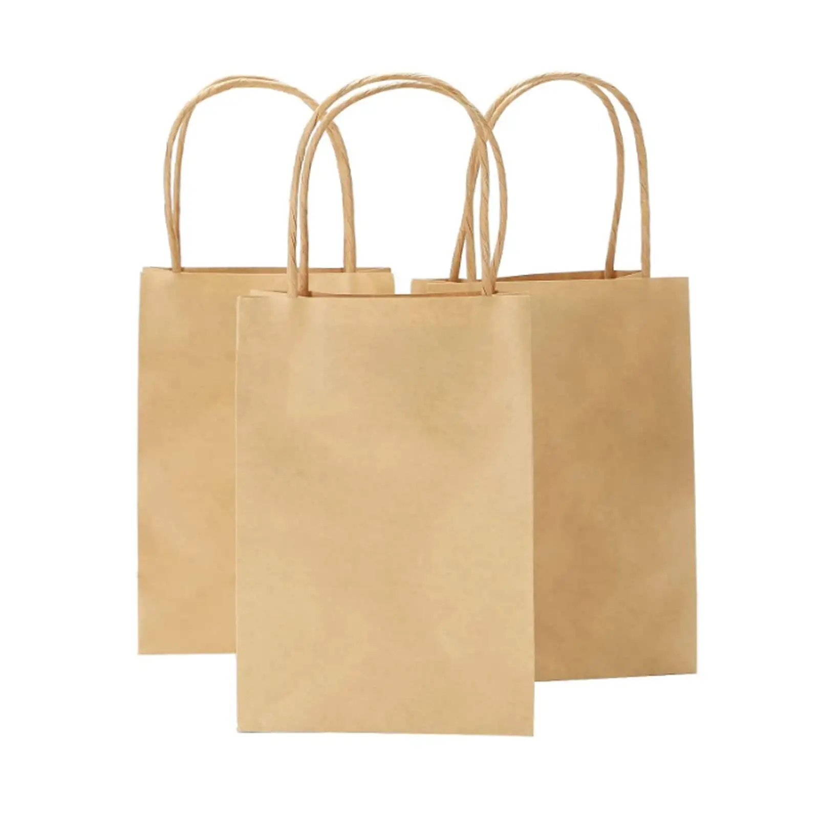 Productos populares, bolsa de transporte para tazas, contenedores de bagazo compostables, bolsa de compras de papel reciclado con logotipo