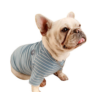เสื้อยืดบูลด็อกฝรั่งเศสออกแบบโลโก้ได้ตามต้องการเสื้อผ้าสุนัขสัตว์เลี้ยงแบบคู่กับเจ้าของ - Product Image 5