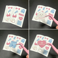 Autocollant 3D personnalisé en époxy, étanche, adhésif, écologique, durable, étiquette d'avertissement de sécurité jaune et noir, avertissement de danger pour bougies