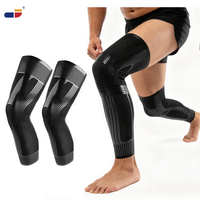 Manchon de compression sportif sans couture antidérapant en silicone pour genou, pour femmes et hommes, idéal pour l'arthrite