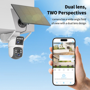 Kamera Jaringan Nirkabel WA 2MP+2MP 2K dengan Deteksi Gerakan, Penglihatan Malam Berwarna, <span class=keywords><strong>CCTV</strong></span> 4G HD Tahan Air, Kamera Rumah Pintar - Product Image 6