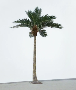Grande palma tropicale sempreverde artificiale fatto a mano re cocco pianta di palma finto albero decorazione per interni all'aperto - Product Image 6