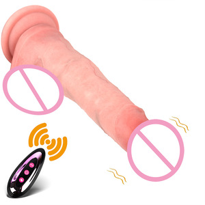 Nouvelle télécommande sans fil à chargement magnétique, télescopique, chauffante, en silicone liquide, simulant un dildo DY-DH092GF - Product Image 3