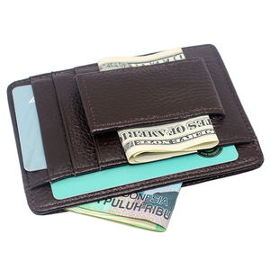 Porte-cartes et porte-monnaie magnétique en cuir, haute qualité, 1 pièce, pour dragées - Product Image 2