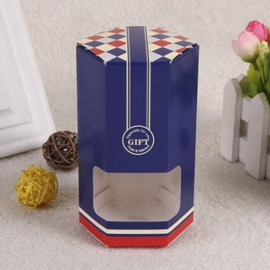 Nueva Caja Hexagonal de Cartón para Regalos de Grado Alimenticio para Galletas, Palitos, Miel, Botellas de Vidrio, Caja Hexagonal Personalizada - Product Image 4