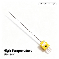 Sonde thermocouple de type K, capteur haute température, câble de mesure de température industrielle avec connecteur mini type K