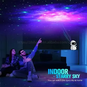아이의 선물 스마트 홈 야간 조명 우주인 우주 비행사 갤럭시 스타 프로젝터 램프 장식 침실 홈 장식