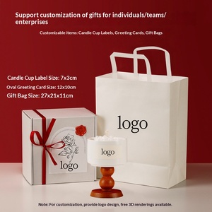 Ensemble cadeau de bougies parfumées élégantes à la camélia, fabriquées à partir de cire de soja naturelle pour l'aromatisation de la maison et les cadeaux d'occasion - Product Image 4