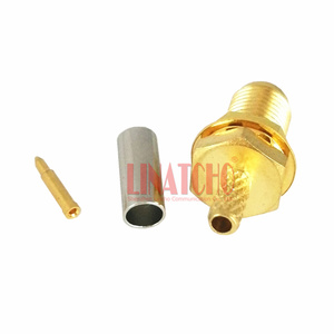 Rg174 rg316 <span class=keywords><strong>lmr100</strong></span> uốn nữ <span class=keywords><strong>SMA</strong></span> micro-strip RF nối đảo ngược cắm loại - Product Image 2