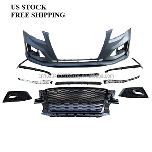 Front Blende Stoßstange <span class=keywords><strong>Bodykit</strong></span> für neue Audi Q5 8R 09-12 B8 SQ5 Upgrade 19-21 RSQ5 Style Karosserie systeme Karosserie Shell Stock - Product Image 3