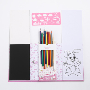 Libro <span class=keywords><strong>da</strong></span> <span class=keywords><strong>disegno</strong></span> con matite colorate a tema Astronauta e Razzo, per commercio transfrontaliero, fai <span class=keywords><strong>da</strong></span> te, con carta bianca rosa, copertina rigida, arte <span class=keywords><strong>da</strong></span> raschiare e <span class=keywords><strong>da</strong></span> <span class=keywords><strong>colorare</strong></span> - Product Image 3