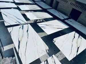 Dalle de marbre blanc Orient Calacatta pour le sol et la décoration murale de la salle de bain - Product Image 5