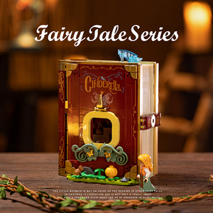 Nouveau Design conte de fées ville 3D livre Collection Puzzle assemblage blocs de construction livre décoration pour noël/cadeau d'anniversaire - Product Image 5