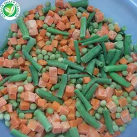 Neues frisch gefrorenes Misch gemüse mit Karotten mais grüne Erbsen 3 Arten