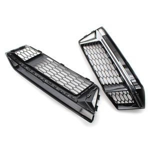 กรอบไฟตัดหมอกแบบรังผึ้งสำหรับ Audi A4 B9 Sport Edition รุ่นฮ่องกง  8W0807681K สีดำ คู่ - Product Image 3