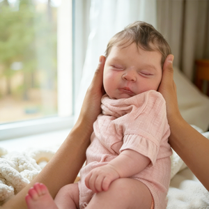20 Zoll lebensechte, niedliche, weiche Prinzessinnen-Reborn-Babypuppen, Ganzkörper-Mode-Set, Kleinkind-Neugeborenenpuppen für kleine Mädchen - Product Image 3