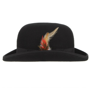 Vintage formale cappelli per gli uomini tradizionale bombetta derby lana bombetta elmetto cappello Chaplin - Product Image 5