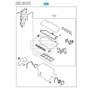 20910-27A00 pièces <span class=keywords><strong>de</strong></span> moteur kit <span class=keywords><strong>de</strong></span> réparation <span class=keywords><strong>de</strong></span> <span class=keywords><strong>joint</strong></span> <span class=keywords><strong>de</strong></span> <span class=keywords><strong>culasse</strong></span>/révision ensemble complet meilleure pièce <span class=keywords><strong>de</strong></span> moteur Santa Fe adapté pour Hyundai Diesel 2091 - Product Image 1