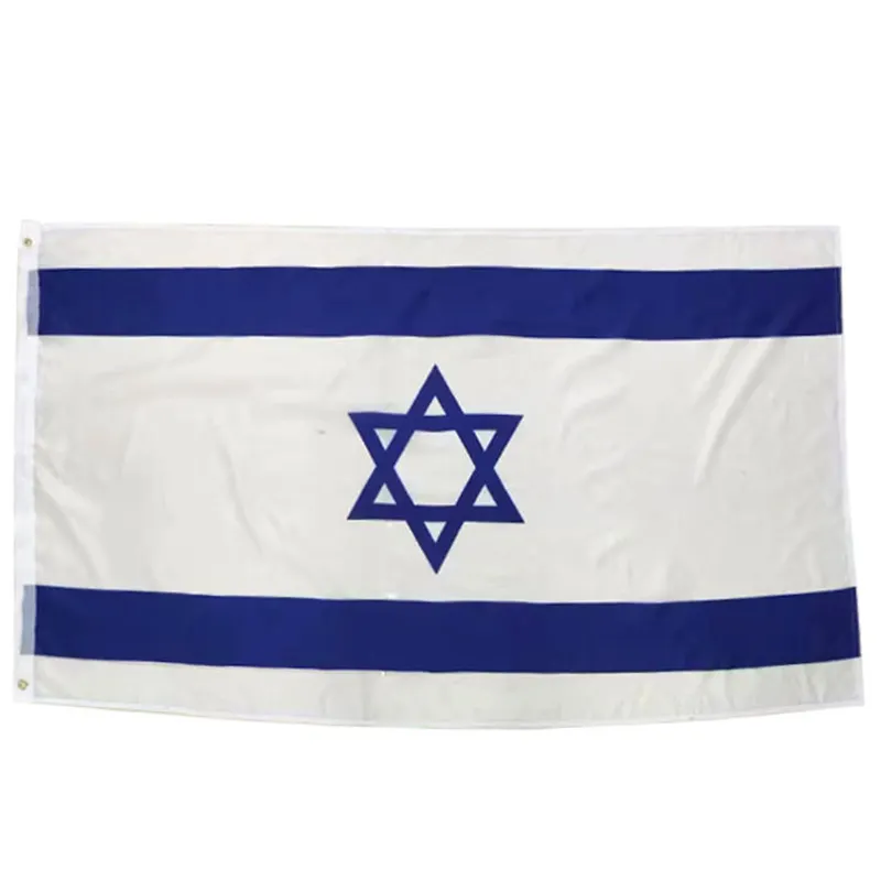 Huiyi 3x5FT 90X150CM National Flag of Israel Country Flag Promotional Israel Flag