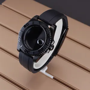 Mens Luxury Watches Custom 28.5mm Dial Wrist Parts 20mm Rubber Strap Cases Fit NH35 NH36 Miyota8215 Movement