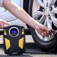 Gonfleur de pneus de voiture portable 12V à expédition rapide avec écran numérique, pompe à air électrique pour pneus de véhicule