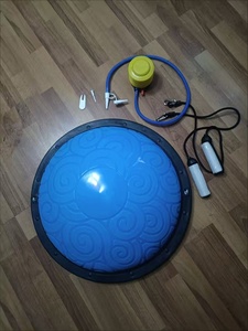 Ballon d'<span class=keywords><strong>équilibre</strong></span> N°2 pour entraînement de base, ballon de <span class=keywords><strong>Bosu</strong></span>, exercices de force Yoga Pilates, entraîneur d'<span class=keywords><strong>équilibre</strong></span>, équipement de gym compact, fonction massage - Product Image 3