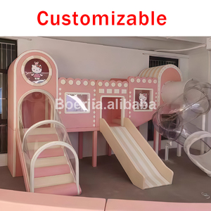 Equipo de juegos infantiles de interior con estructura de acero aprobado por TUV, con juguetes blandos temáticos para el espacio de juego de los niños. - Product Image 4