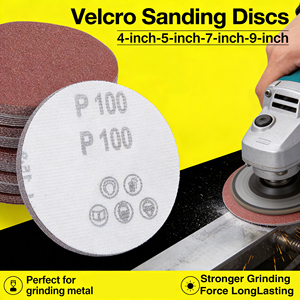 Red High Sanding Discs 125mm | 5-inch PSA Hook Loop | Silicon Carbide Grit P60-P800 | OEM/ODM | 3-Year Warranty | for - Product Image 1