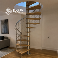 Appartement duplex de luxe, design architectural, assurance qualité, escalier en spirale