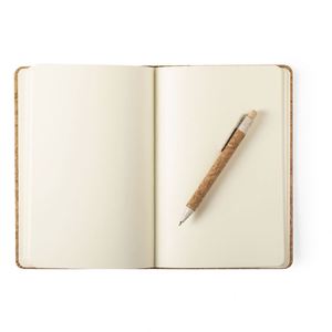 Hot Selling Eco-Friendly Recycled Cork Cover Notebook Personalized Logo Office Gift Set With Pen - Product Image 5