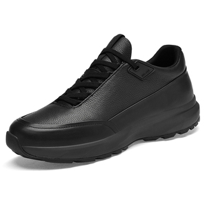 Zapatos de Invierno para Hombre Europe Station Bird House, Nuevos Zapatos Deportivos Casuales de Piel Negra con Malla, de Alta Gama, Duraderos, Versátiles y Modernos - Product Image 6