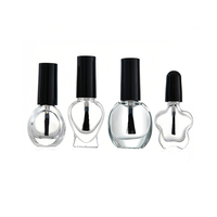 Flacons en verre cylindriques vides pour vernis à ongles, personnalisés et uniques, de 2 ml à 15 ml, avec bouchon à brosse, conçus pour des tailles individuelles