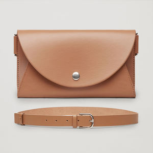 <span class=keywords><strong>Riñonera</strong></span> pequeña de piel lisa personalizada para mujer, Bolso pequeño con cinturón, tipo sobre, para la cintura - Product Image 2