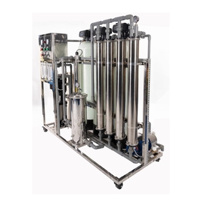 Équipement commercial de distillation d'eau d'acier inoxydable de système de traitement de l'eau de 1000LPH RO avec la machine d'épurateur de moteur - Product Image 1