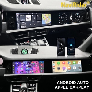 Autoradio Android 15 avec navigation GPS pour Porsche Cayenne 2018-2023, double écran, lecteur multimédia vidéo, Carplay, unité centrale - Product Image 1