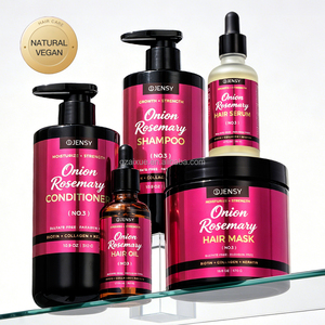 Produits capillaires <span class=keywords><strong>de</strong></span> croissance capillaire sous marque privée, biologiques, sans sulfate, prévention <span class=keywords><strong>de</strong></span> la chute des <span class=keywords><strong>cheveux</strong></span>, ensemble shampoing et après-shampoing à l'huile d'oignon et <span class=keywords><strong>de</strong></span> romarin - Product Image 1