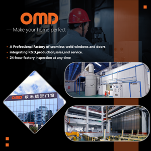 Giá tốt nhất chống trộm đôi nhiều lớp cửa sổ nhôm cách âm trang trí cho phòng ngủ nướng kính cửa sổ kim loại - Product Image 4