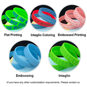 מותאם אישית זוהר wristband luminescence סיליקון כהה היד זוהר על רצועת היד סיליקון כהה הוביל הארה צמיד סיליקון - Product Image 4