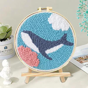 Kit <span class=keywords><strong>de</strong></span> bordado <span class=keywords><strong>de</strong></span> aguja perforada para principiantes y adultos, Kit <span class=keywords><strong>de</strong></span> <span class=keywords><strong>punto</strong></span> <span class=keywords><strong>de</strong></span> <span class=keywords><strong>cruz</strong></span> para decoración del hogar - Product Image 1