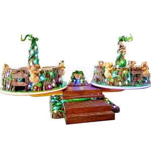 テーマパークカーニバルの乗り物コアラ王国回転ターンテーブルの乗り物子供のための娯楽の乗り物