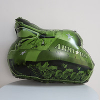 Ballon en aluminium à thème voiture et avion pour garçons, décoration de fête d'anniversaire pour enfants de 1 à 6 ans, scène portable et pliable