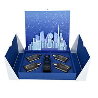 Empaque de Perfume Premium, Diseño de Caja Rígida Magnética, Estampado en Relieve 3D, Caja de Regalo de Papel para Perfume