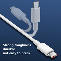 Câble de charge USB pour téléphone 6A, câble de données 0,3M 1M 2M, câbles USB-C, câble de charge rapide USB-C 6A pour Huawei Xiaomi OPPO Oneplus