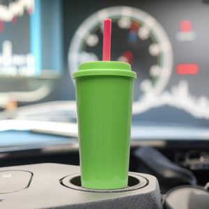 Taza de Viaje <span class=keywords><strong>para</strong></span> Café Helado de Marca Popular, de 16 Onzas, Cónica, Portátil, de Plástico PP de Doble Pared, Reutilizable, Apta <span class=keywords><strong>para</strong></span> Lavavajillas, con Aislamiento Térmico de 6 Horas - Product Image 2