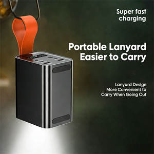 Batterie Li-polymère à grande capacité <span class=keywords><strong>de</strong></span> charge rapide PD 66W 100W portable personnalisée avec lumière extérieure - Product Image 5