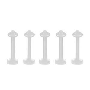<strong>Piercing</strong> Set Supplies 50pcs/set Clear <strong>Piercing</strong> <strong>Retainers</strong> Flexible Bioflex Acrylic Eyebrow Tongue Barbells Piercings Set - Product Image 5