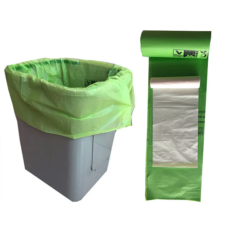 EGP 100% 생 분해성 및 Compostable 친환경 쓰레기 봉투