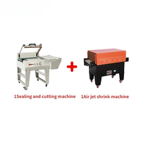 Machine d'emballage sous film rétractable automatique BS-G4525+4020F pour livres, petites boîtes, films plastiques POF, aliments et boissons
