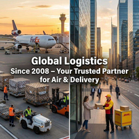 Transitaire maritime express Chine-Canada, assurance gratuite, agent logistique FBA, expédition mondiale, conteneur 20GP, conteneur complet