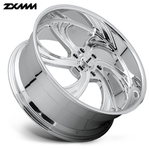 ZXMM roue en alliage d'aluminium forgé monobloc plat profond 6x139.7 chrome tout-terrain personnalisé 17 18 20 <span class=keywords><strong>22</strong></span> 24 26 pouces jante - Product Image 5